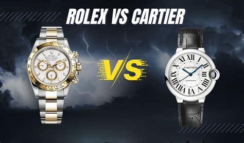 rolex and cartier watches|Cartier watches vs Rolex.